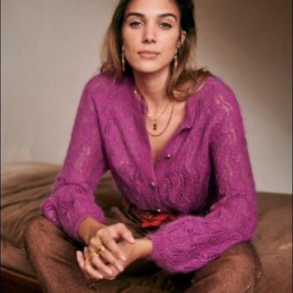 NWT Sézane Roberto Jumper - Purple